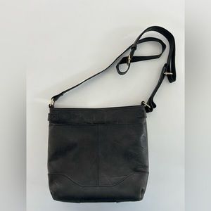 Born Black Leather Crossbody Bag